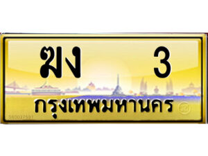 14.ป้ายทะเบียนรถ ฆง 3 เลขประมูล ทะเบียนสวย ฆง 3 จากกรมขนส่ง